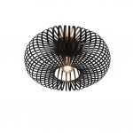 Johann - Matt Black Ceiling Lamp Ø 40 cm