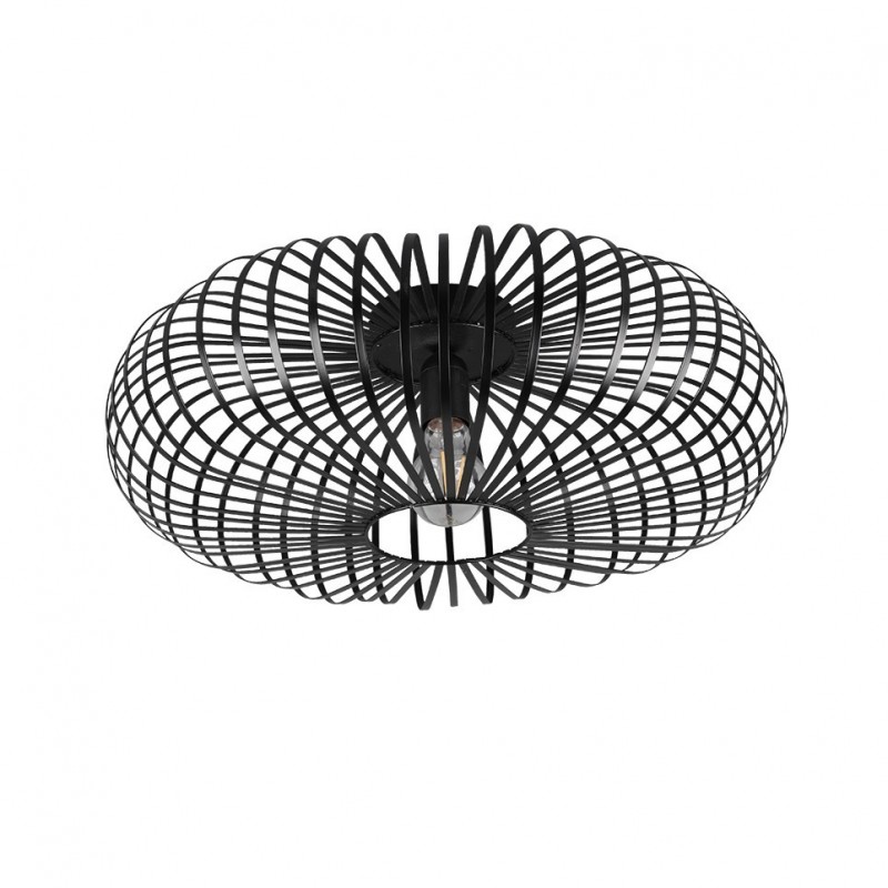 - Johann - Matt Black Ceiling Lamp Ø 50 cm Trio-606905032 - Johann - Matt Black Ceiling Lamp Ø 50 cm