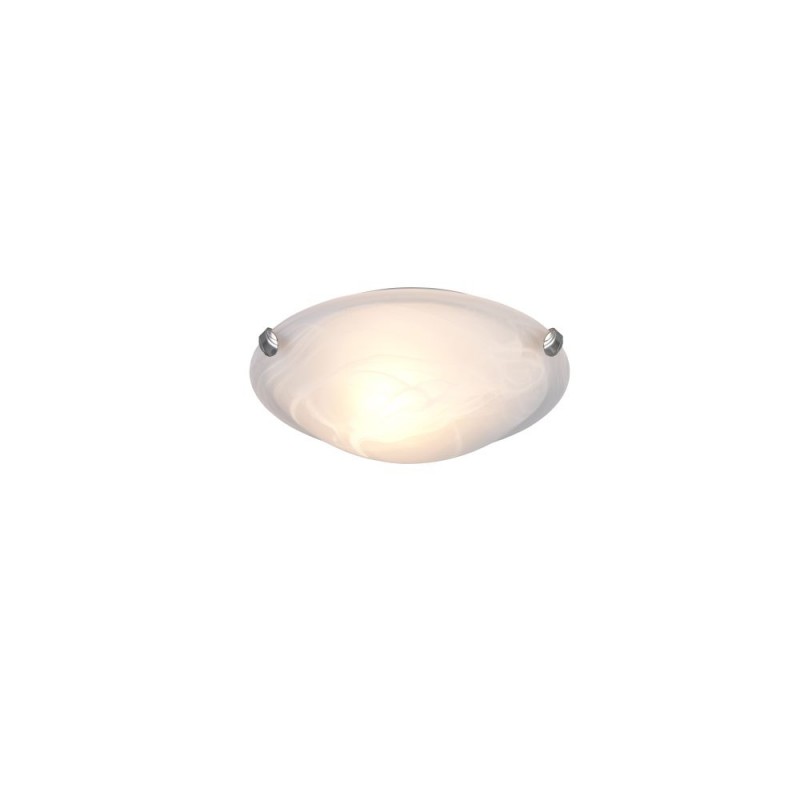 Trio-6105011-01 - Adrian - Matt Nickel Flush with Alabaster Glass Ø 30 cm