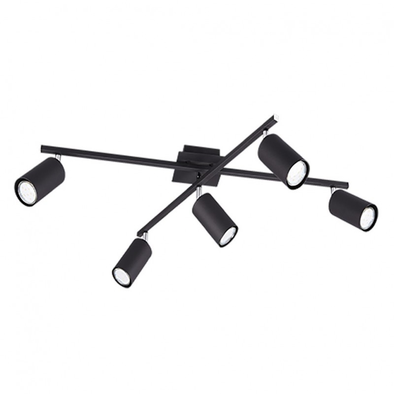 - Marley - Matt Black 5 Spotlights Trio-612400532 - Marley - Matt Black 5 Spotlights