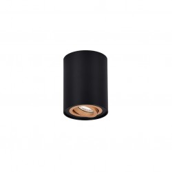 Cookie - Adjustable Surface Mounted Black & Gold Cylindrical Spotlight Cookie - Adjustable Surface Mounted Black & Gold Cylindrical Spotlight