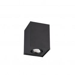Biscuit - Adjustable Surface Mounted Black Square Spotlight Biscuit - Adjustable Surface Mounted Black Square Spotlight