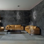 Rondo - Matt Black LED Ceiling Lamp