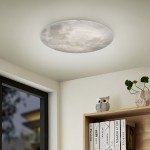 Lunar - Moon Effect LED Flush with Remote Control Ø 40 cm Lunar - Moon Effect LED Flush with Remote Control Ø 40 cm