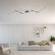 - Arvin - Adjustable Matt Black RGBW Ceiling Lamp with Remote Control Trio-628410532 - Arvin - Adjustable Matt Black RGBW Ceiling Lamp with Remote Control