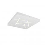 Snip - Matt White CCT Flush with Remote Control