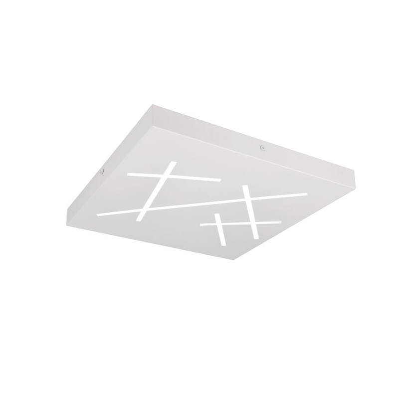 Trio-630810131 - Snip - Matt White CCT Flush with Remote Control