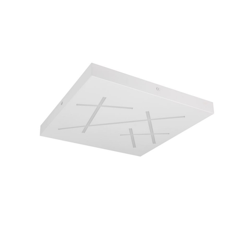 Trio-630810131 - Snip - Matt White CCT Flush with Remote Control