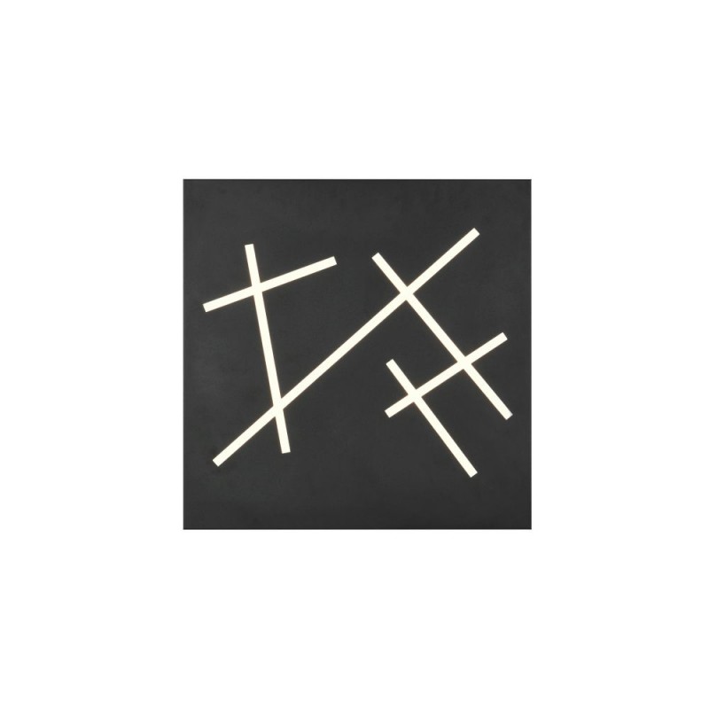 Trio-630810132 - Snip - Matt Black CCT Flush with Remote Control