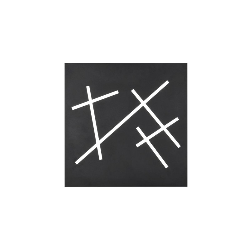 Trio-630810132 - Snip - Matt Black CCT Flush with Remote Control