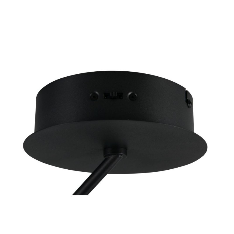 Trio-631410132 - Dios - Matt Black CCT Semi Flush with White Diffuser