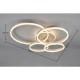 Trio-632210407 - Drake - Matt Nickel CCT Semi Flush with Remote Control