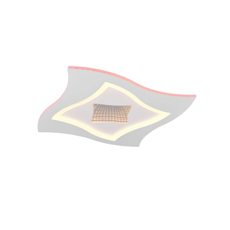 Trio-633610131 - Klint - Matt White RGB & CCT Flush with Remote Control