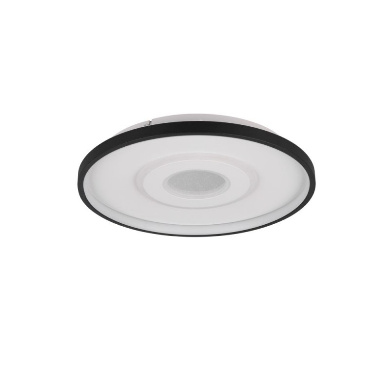 Trio-633910134 - Nazar - White & Black LED Flush