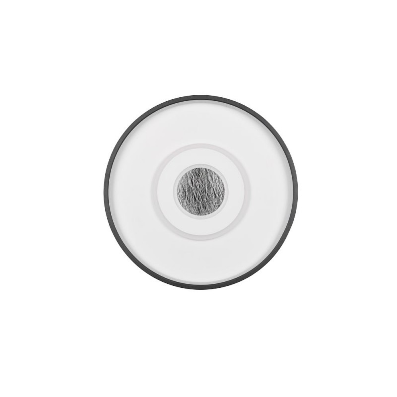 Trio-633910134 - Nazar - White & Black LED Flush