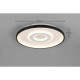 Trio-633910134 - Nazar - White & Black LED Flush