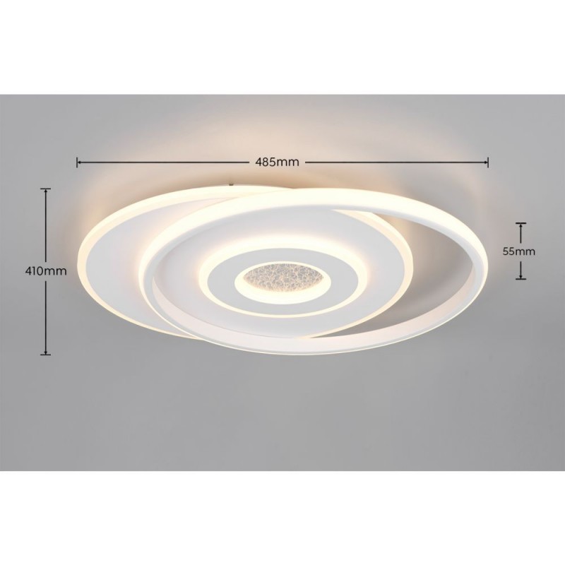 Trio-633919131 - Nazar - White LED Flush