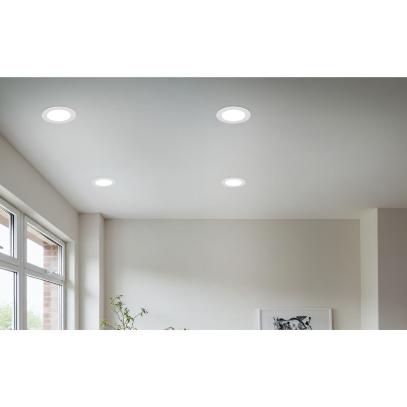 Trio-635019131 - Kibo - Matt White CCT Recessed Downlight Ø 11.8 cm