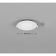 Trio-635019131 - Kibo - Matt White CCT Recessed Downlight Ø 11.8 cm