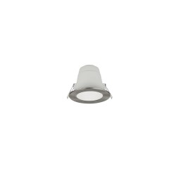 Virunga - Matt Nickel CCT Recessed Downlight Ø 11 cm IP44
