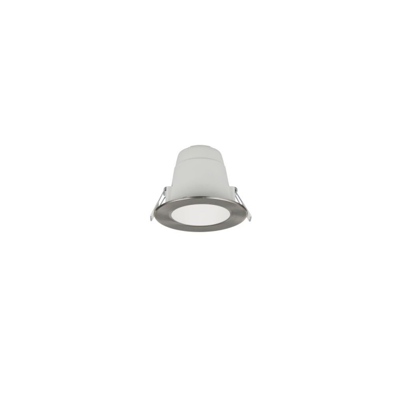 Trio-635410107 - Virunga - Matt Nickel CCT Recessed Downlight Ø 11 cm IP44