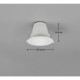 Trio-635410131 - Virunga - Matt White CCT Recessed Downlight Ø 11 cm IP44