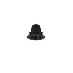 Virunga - Matt Black CCT Recessed Downlight Ø 11 cm IP44