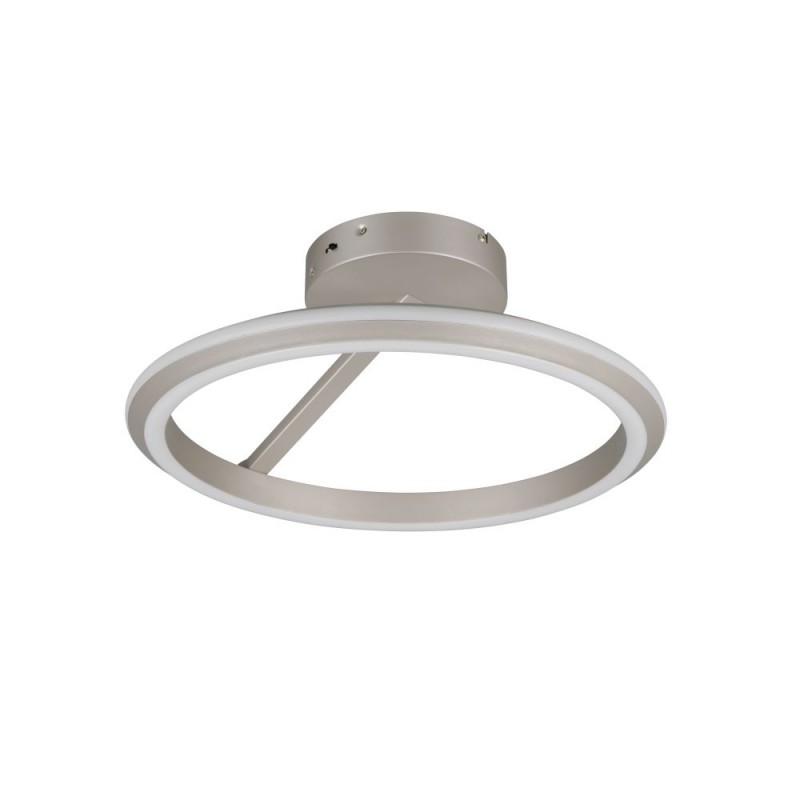Trio-635510107 - Amador - Matt Nickel CCT Semi Flush ∅ 45 cm