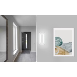 Riva - White CCT Ceiling Light with Remote Control 14W