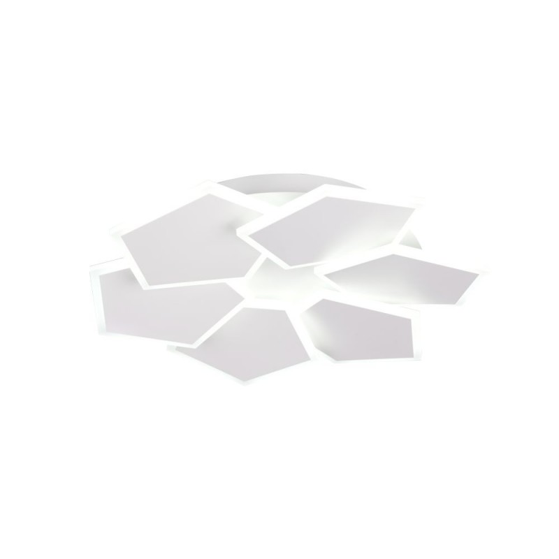 Trio-636810631 - Zaya - Matt White CCT Flush with Remote Control