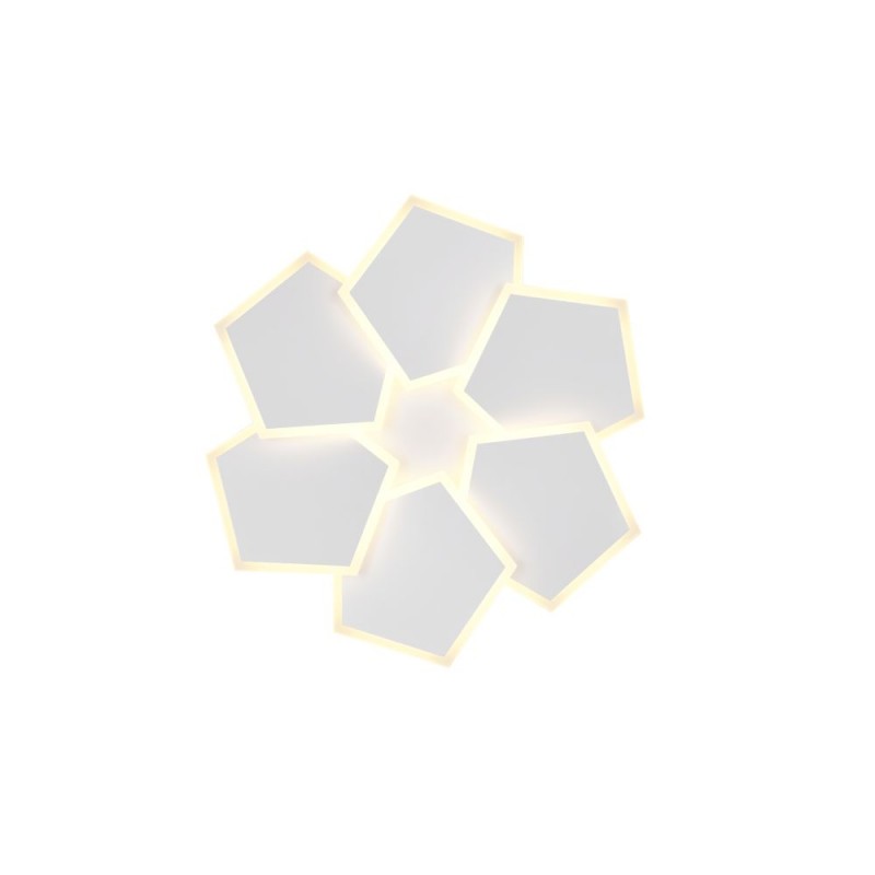 Trio-636810631 - Zaya - Matt White CCT Flush with Remote Control