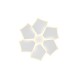 Trio-636810631 - Zaya - Matt White CCT Flush with Remote Control