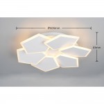 Zaya - Matt White CCT Flush with Remote Control