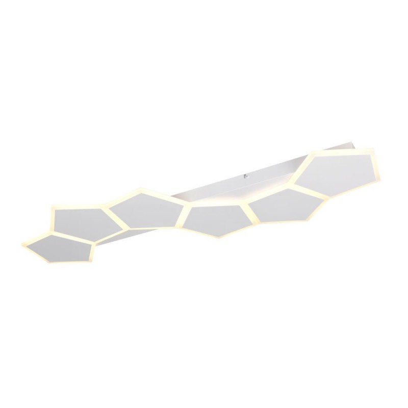 Trio-636819631 - Zaya - Matt White CCT Flush with Remote Control