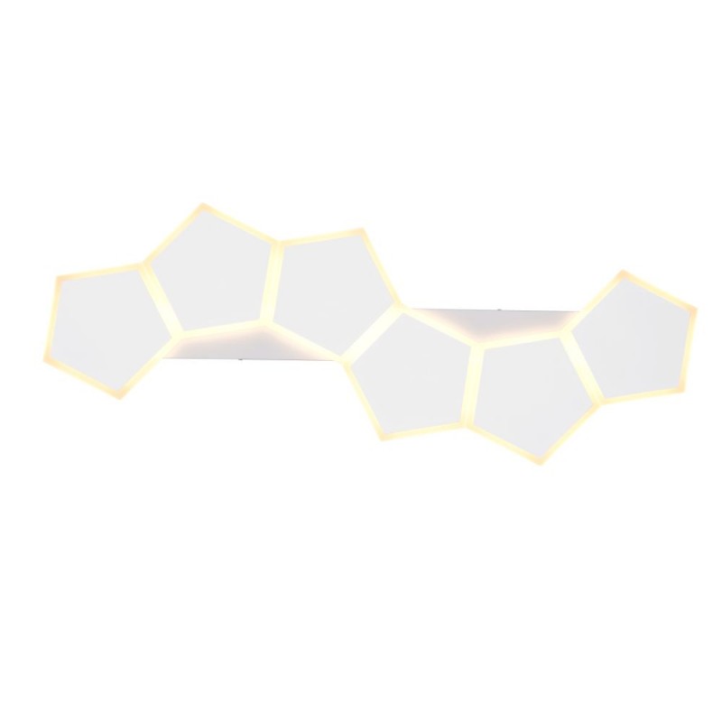 Trio-636819631 - Zaya - Matt White CCT Flush with Remote Control