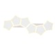 Trio-636819631 - Zaya - Matt White CCT Flush with Remote Control