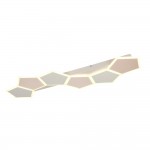 Zaya - Matt Grey & Coffee CCT Flush with Remote Control