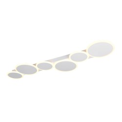 Ovela - Matt White CCT Ceiling Lamp with Remote Control
