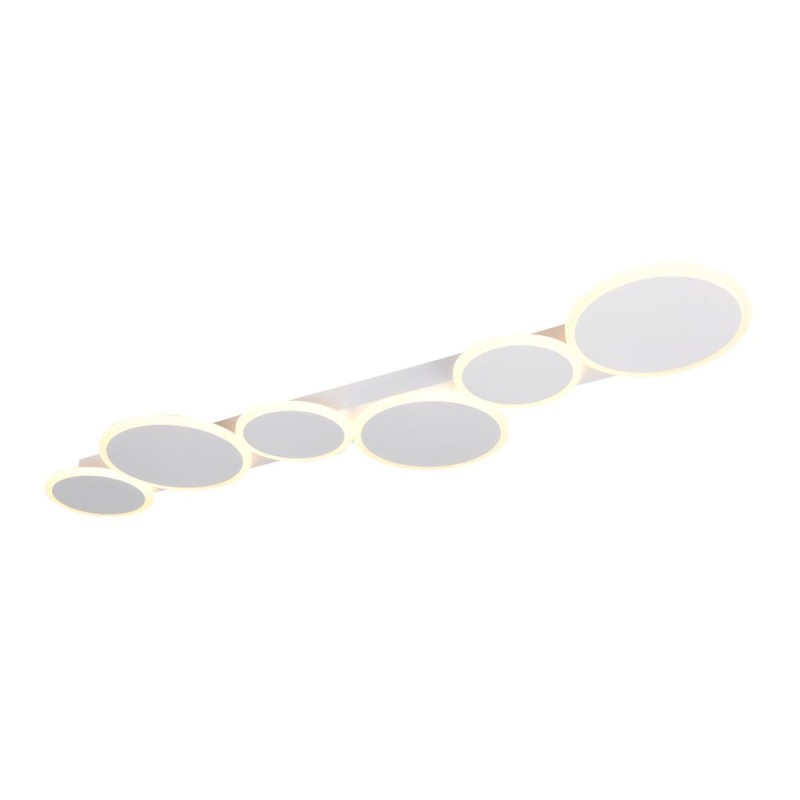 Trio-636910631 - Ovela - Matt White CCT Ceiling Lamp with Remote Control
