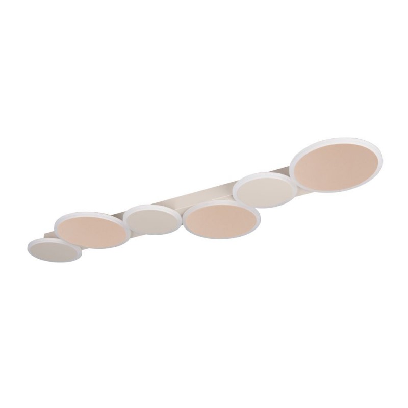 Trio-636910665 - Ovela - Warm Grey & Coffee CCT Ceiling Lamp with Remote Control