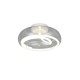 Trio-637810131 - Tarsia - White LED Semi Flush with Clear Glass Ø 40 cm