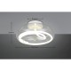 Trio-637810131 - Tarsia - White LED Semi Flush with Clear Glass Ø 40 cm