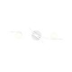 Trio-637910231 - Napoli - Matt White CCT Semi Flush with White Glass Shade