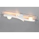 Trio-637910231 - Napoli - Matt White CCT Semi Flush with White Glass Shade