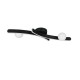 Trio-637910232 - Napoli - Matt Black CCT Semi Flush with White Glass Shade