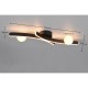 Trio-637910232 - Napoli - Matt Black CCT Semi Flush with White Glass Shade