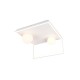 Trio-638110131 - Arola - White 2 Light CCT Semi Flush with White Glass