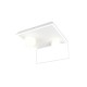 Trio-638110131 - Arola - White 2 Light CCT Semi Flush with White Glass