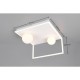 Trio-638110131 - Arola - White 2 Light CCT Semi Flush with White Glass