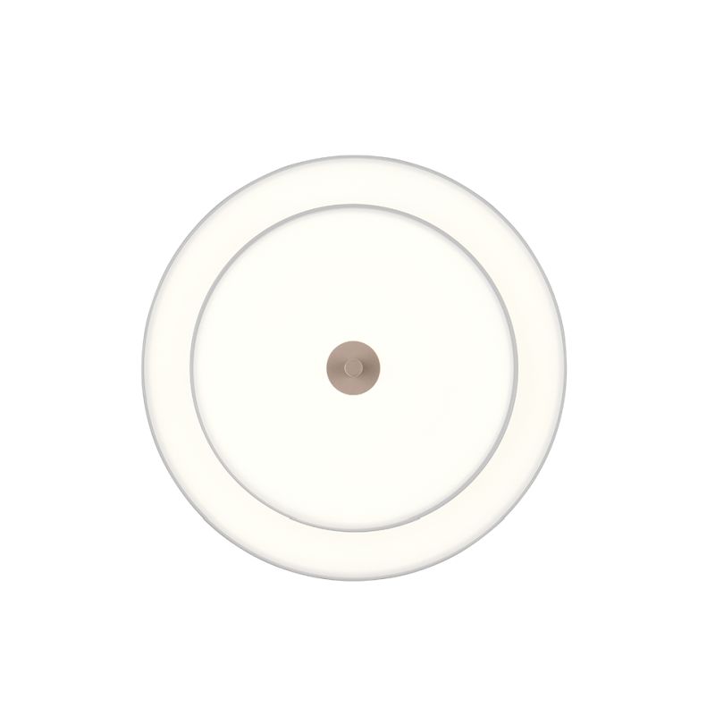 Trio-640210176 - Keaton - Warm Grey CCT Flush Ø 40 cm